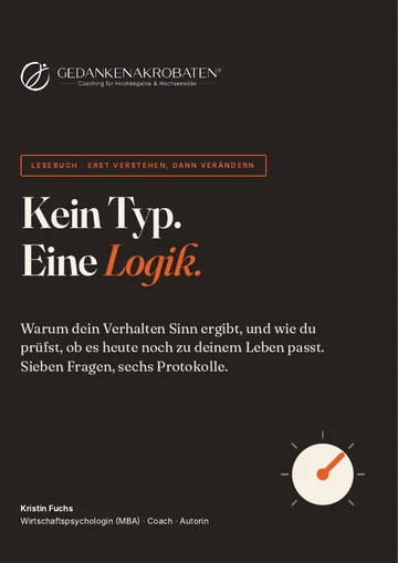 Cover des Grundlagenhefts „Kein Typ. Eine Logik.“